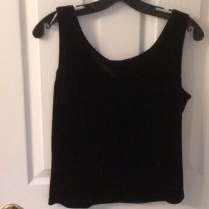 Vtg RAYNA Z Velvet sleeveless camisole top sz M